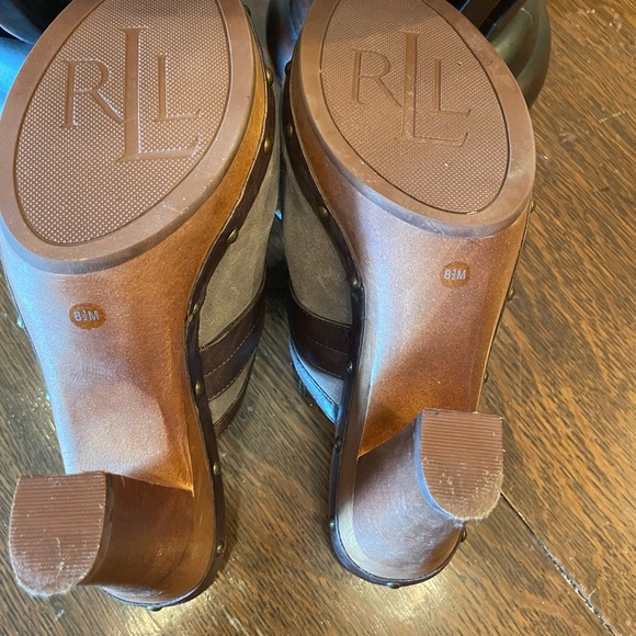 Ralph Lauren clog heels. Size 8.5 - Picture 5 of 6